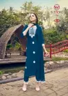 White Lotus Vol 2 By Woodee Rayon Kurti With Bottom Dupatta Wholesalers In Surat
